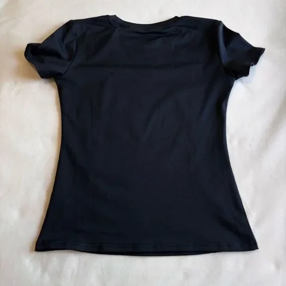 Loovoo Women Workout Shirts Pack Athletic Compression Tee - Picture 3 of 5